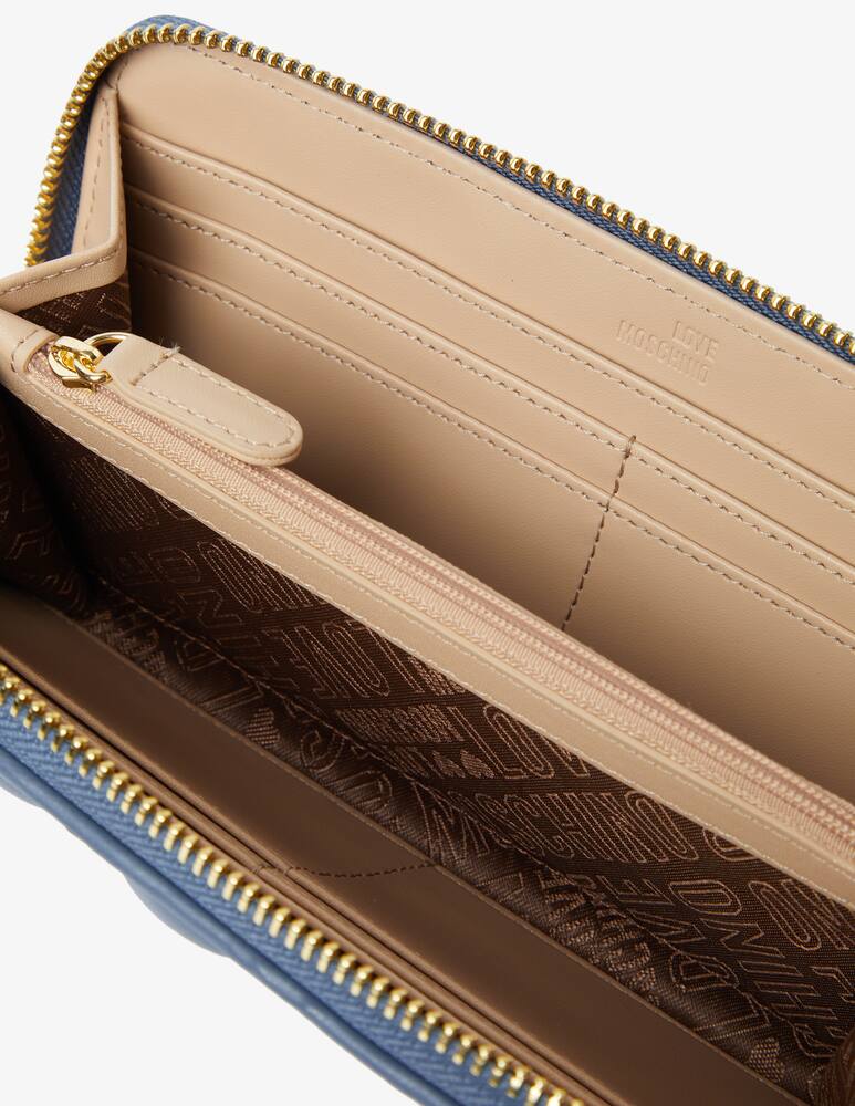 rinascente Love Moschino Portafoglio zip around L - Azzurro