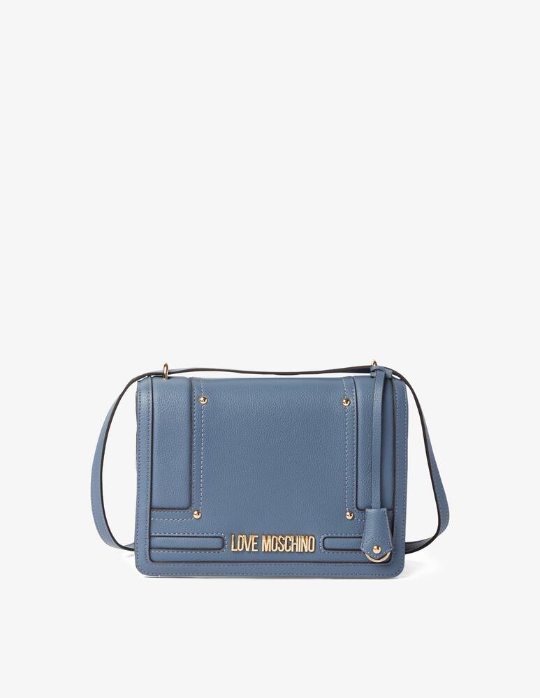 Love Moschino Daily Love flap bag - Light blue - picture 1 Love Moschino Daily Love flap bag - Light blue - picture 1