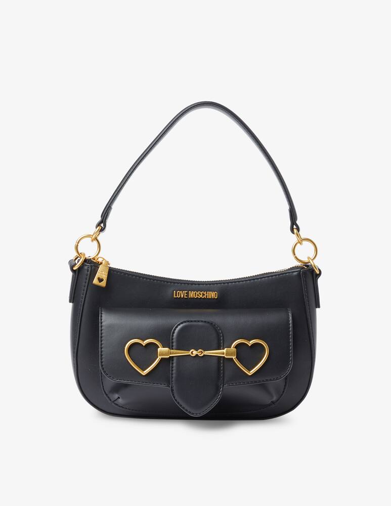 rinascente Love Moschino Borsa halfmoon Heartbit - Nero