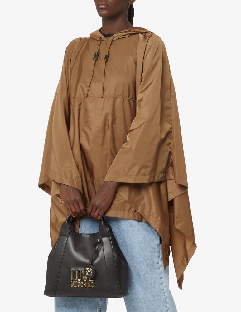 rinascente Love Moschino Borsa shopper con scritta - Nero