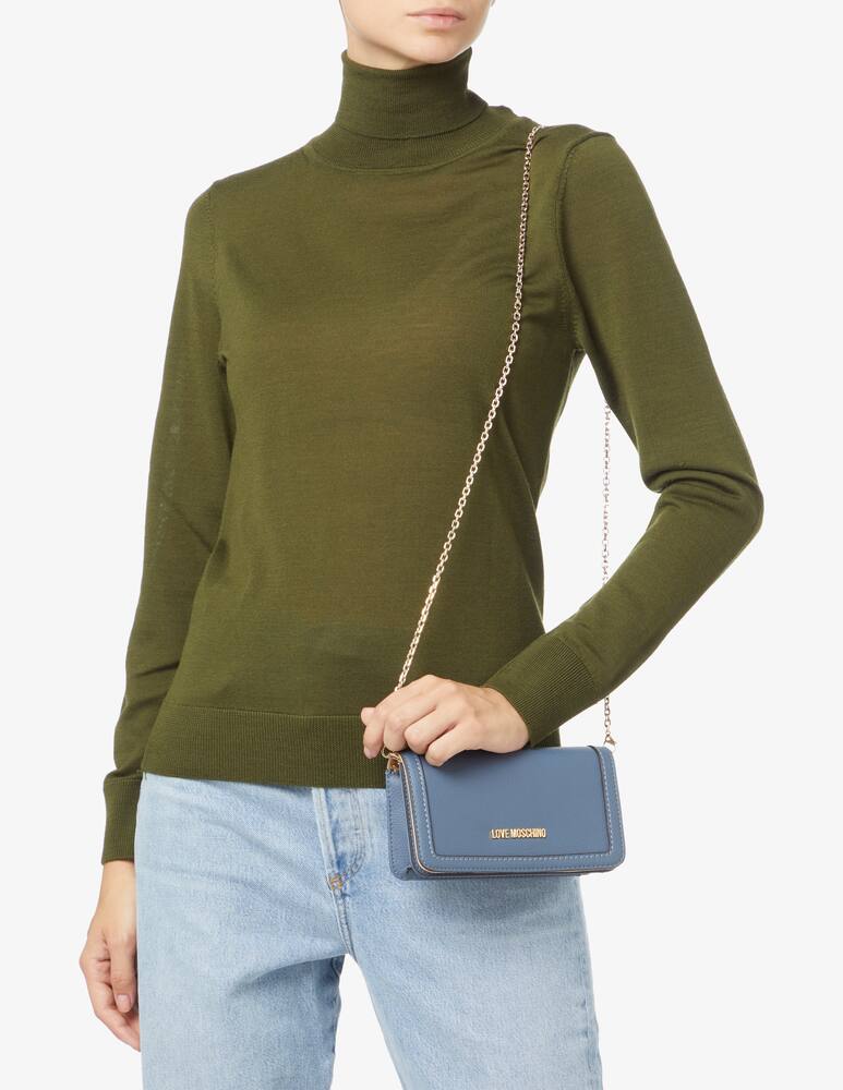 rinascente Love Moschino Borsa a tracolla mini Daily Love - Azzurro