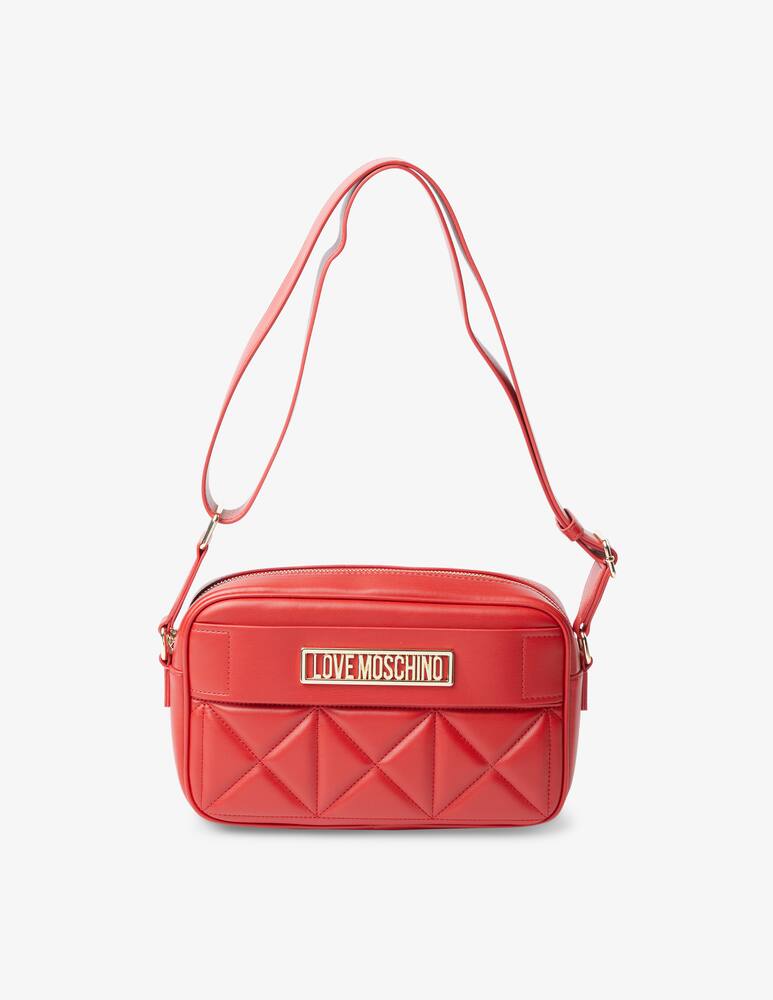 rinascente Love Moschino Borsa camera trapuntata Fashion - Rosso
