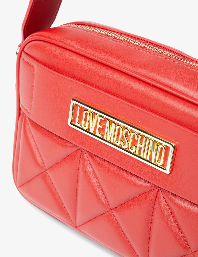 rinascente Love Moschino Borsa camera trapuntata Fashion - Rosso