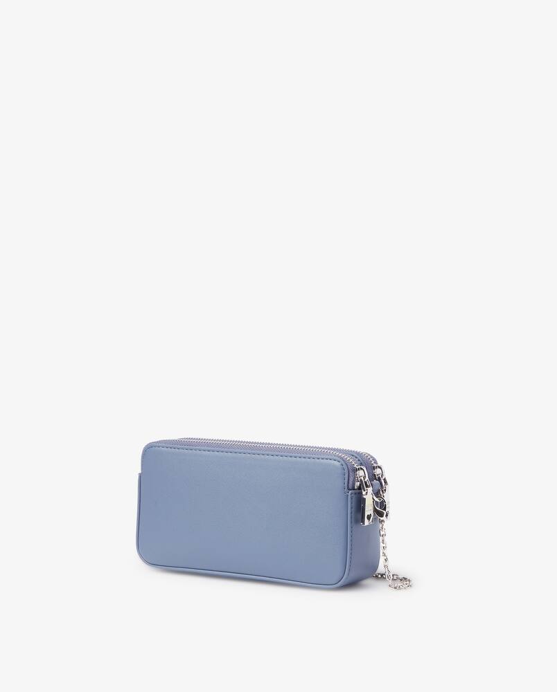 rinascente Love Moschino Heart camera mini bag - Light blue