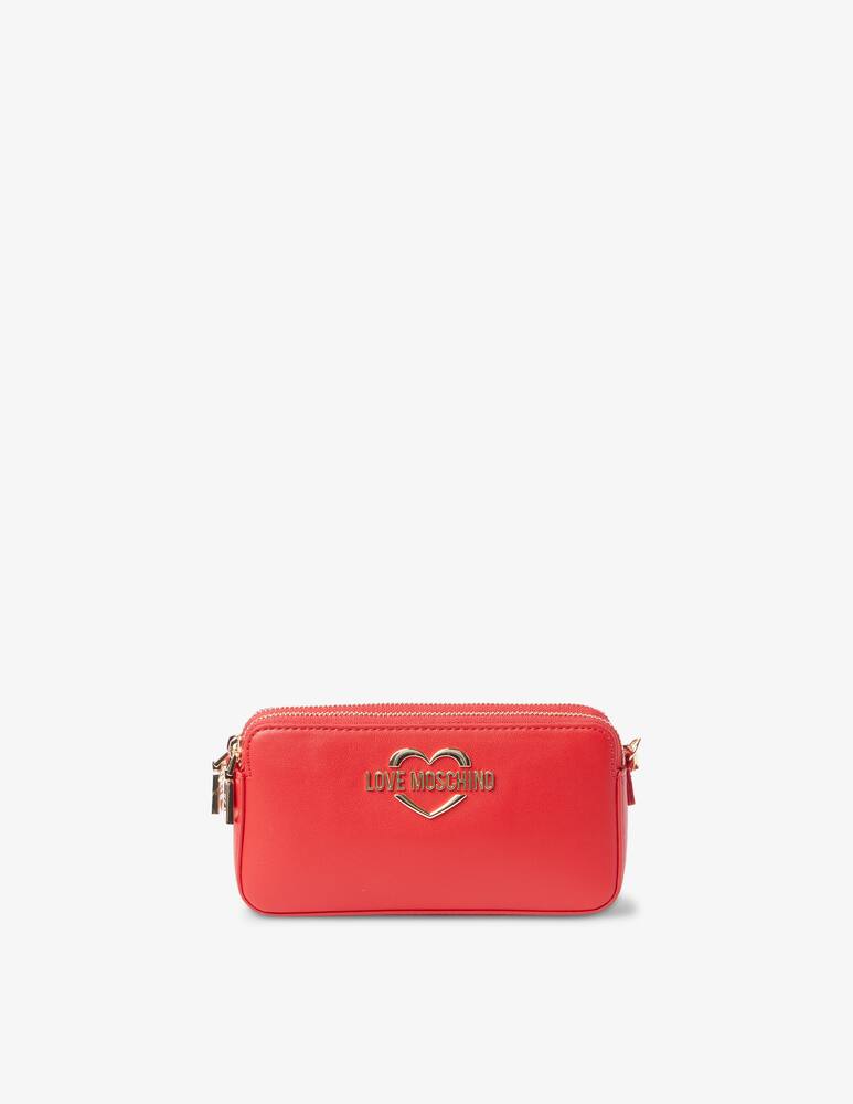 rinascente Love Moschino Borsa camera mini Heart - Rosso