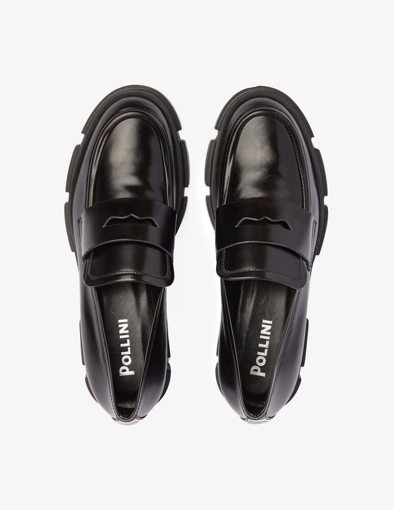 rinascente Pollini Mocassino in pelle - Nero