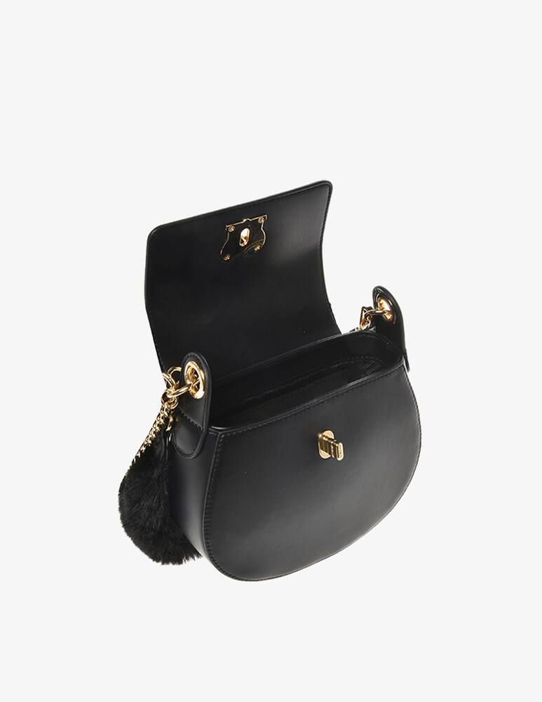 rinascente Love Moschino Borsa a spalla flap Turnl - Nero