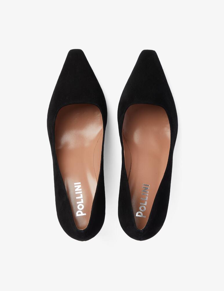 rinascente Pollini Décolleté in camoscio Sissi - Nero