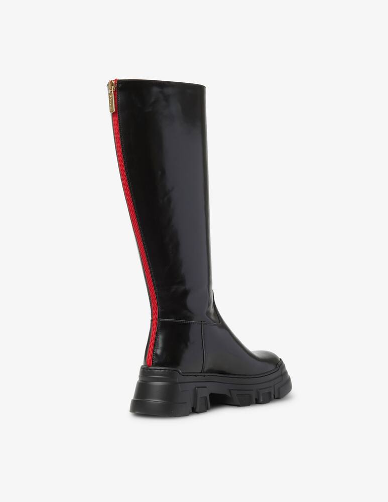 rinascente Pollini Stivali in pelle carro - Nero