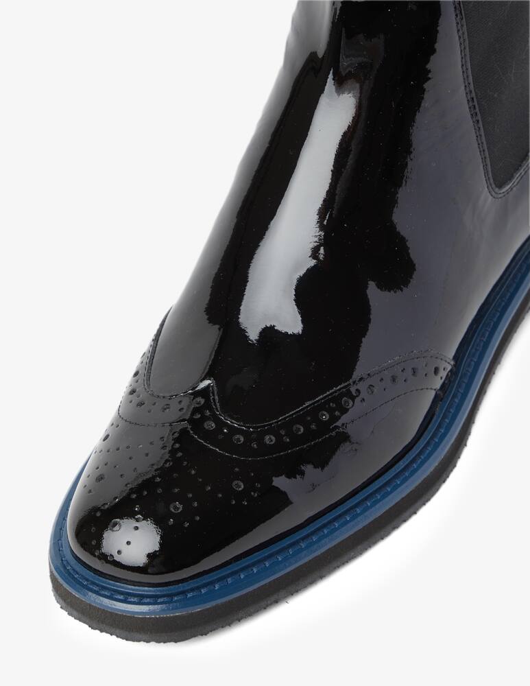 rinascente Pollini Beatles in nabuk Mannish - Nero