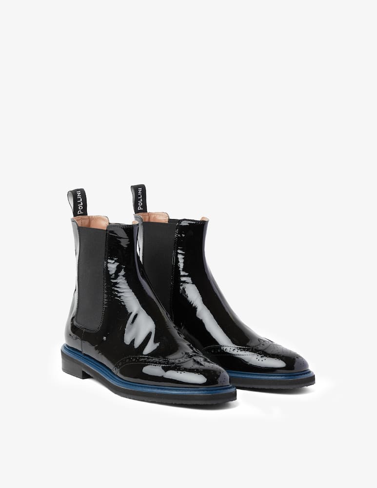 rinascente Pollini Beatles in nabuk Mannish - Nero