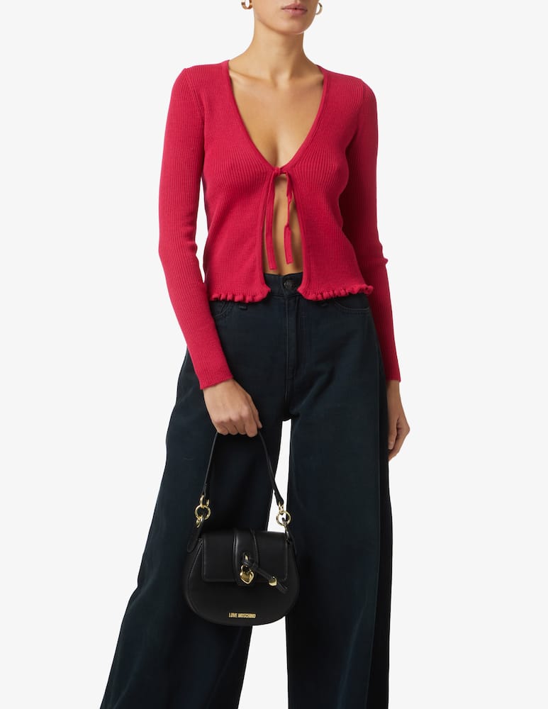 rinascente Love Moschino Borsa a spalla heart logo - Nero