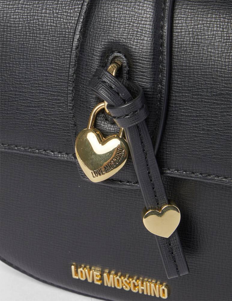 rinascente Love Moschino Borsa a spalla heart logo - Nero