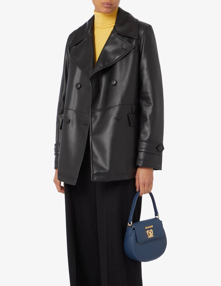 rinascente Love Moschino Turnl flap shoulder bag - Light blue