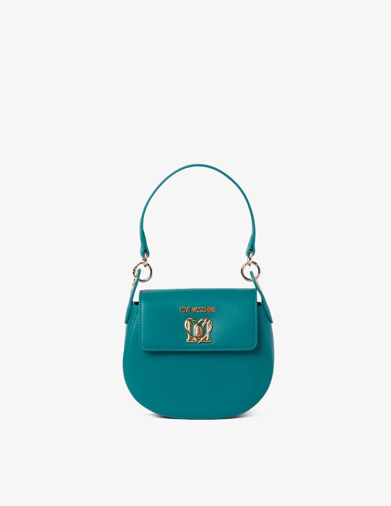 rinascente Love Moschino Turnl flap shoulder bag - Green
