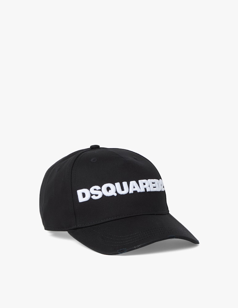 rinascente Dsquared2 Baseball dsquared logo cap - black