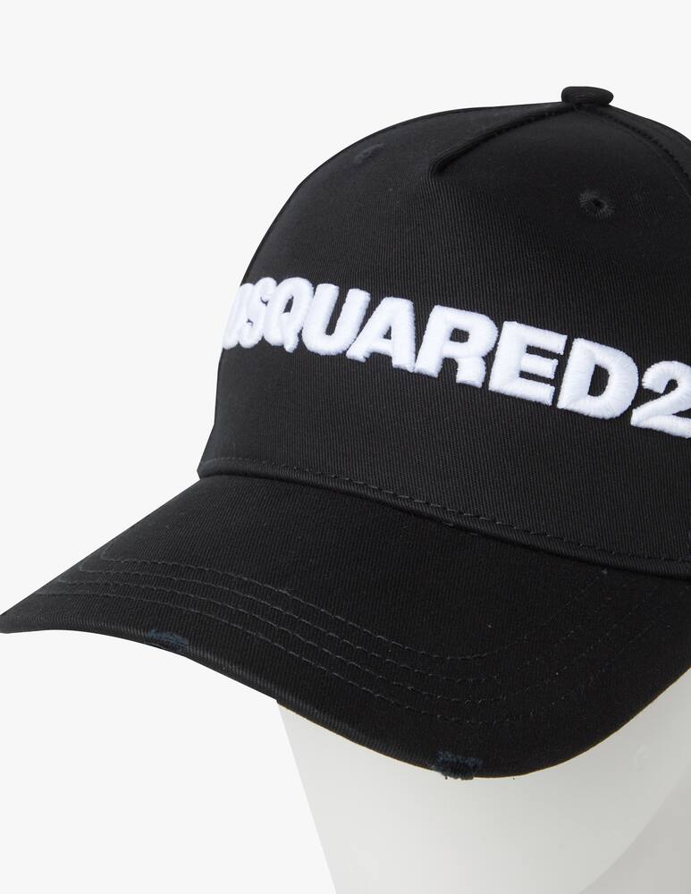 rinascente Dsquared2 Baseball dsquared logo cap - black
