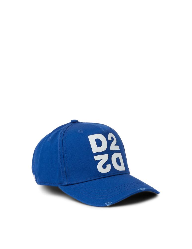 rinascente Dsquared2 Baseball d2 cap - blue