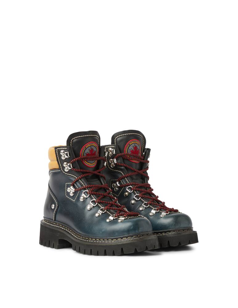 rinascente Dsquared2 Patches hiking boots
