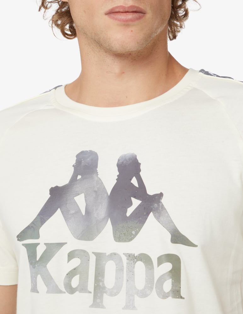 rinascente Kappa Maglietta con logo - Bianco