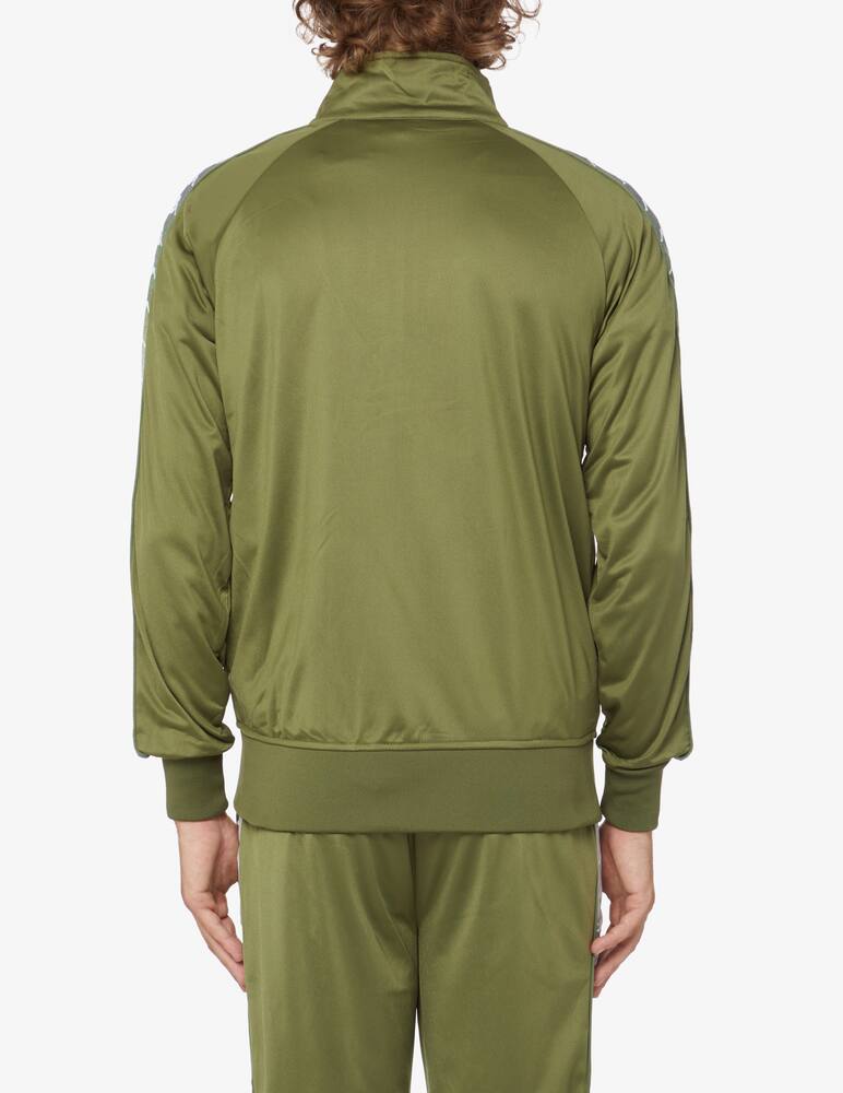 rinascente Kappa Felpa con cerniera con banda - Verde