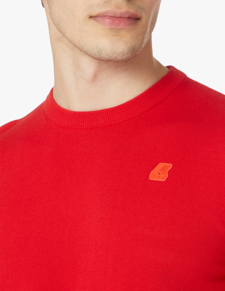 rinascente K-Way Small logo auguste roundneck sweater - orange
