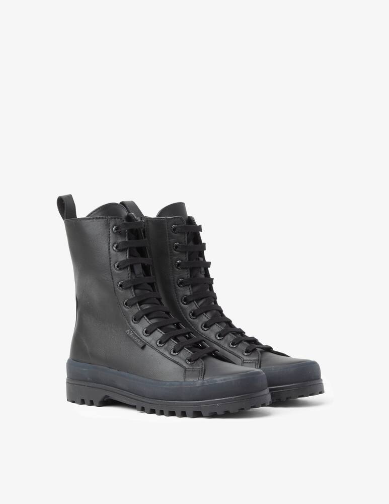 rinascente Superga Sneaker alta in pelle Alpina - Nero