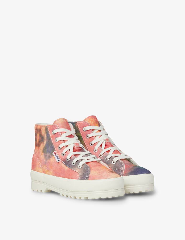 rinascente Superga Sneaker alta Alpina tie dye - Rosso