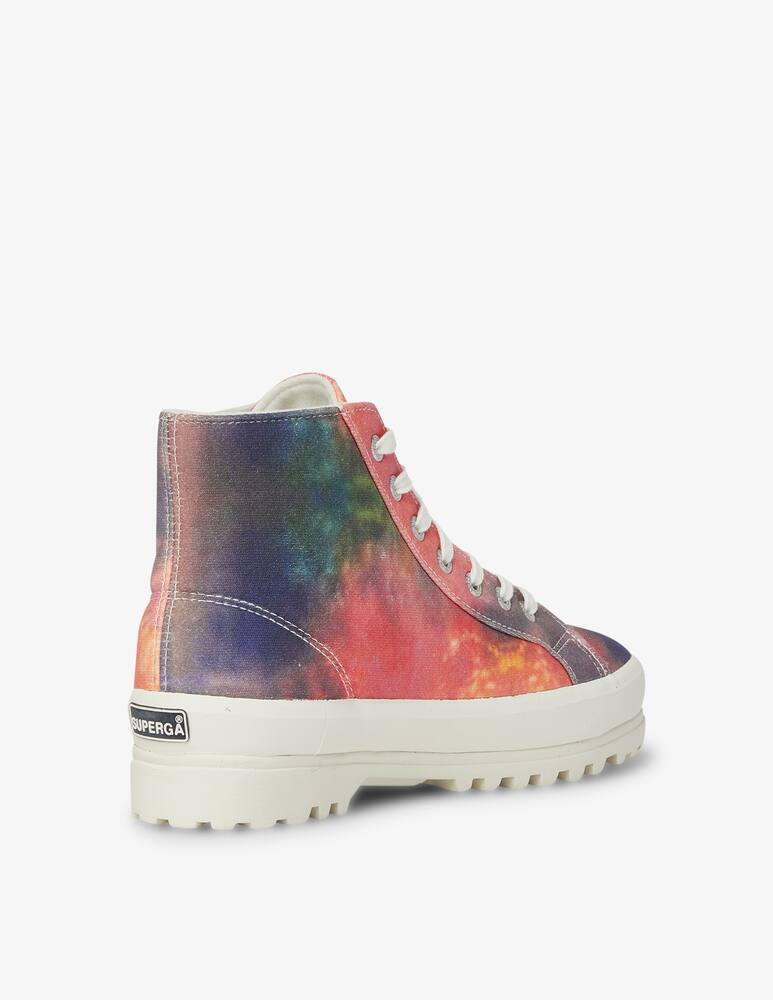 rinascente Superga Sneaker alta Alpina tie dye - Rosso