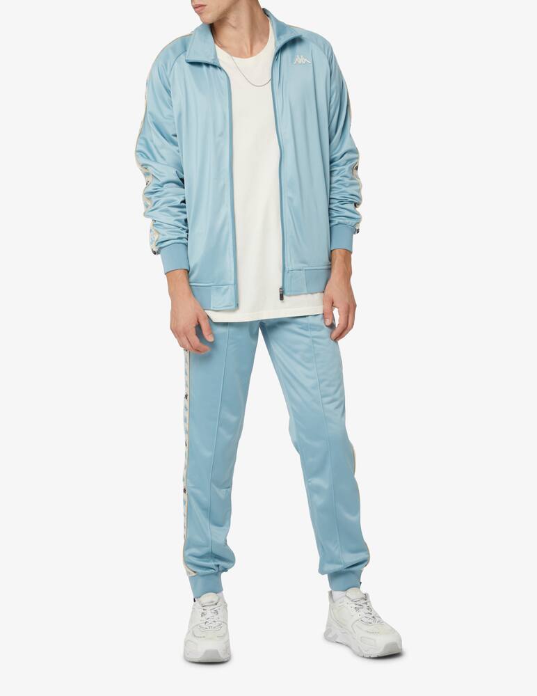 rinascente Kappa Felpa acetato multicolor con cerniera - Azzurro