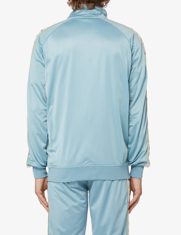 rinascente Kappa Felpa acetato multicolor con cerniera - Azzurro