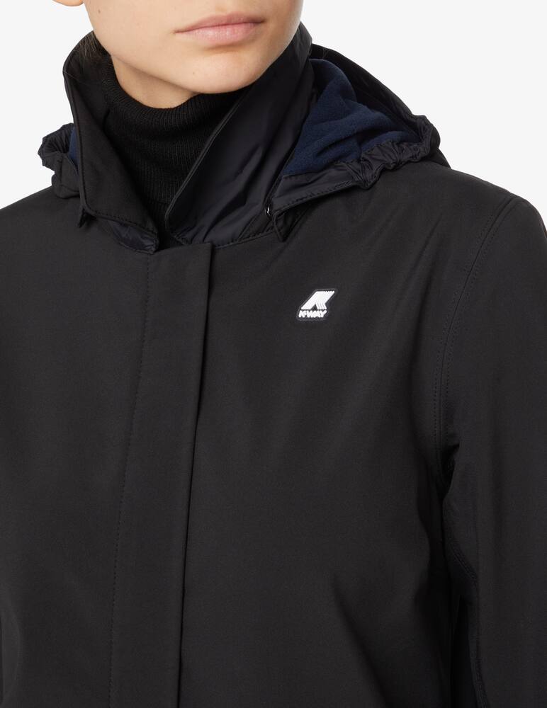 rinascente K-Way Mathy down boned jacket - Black