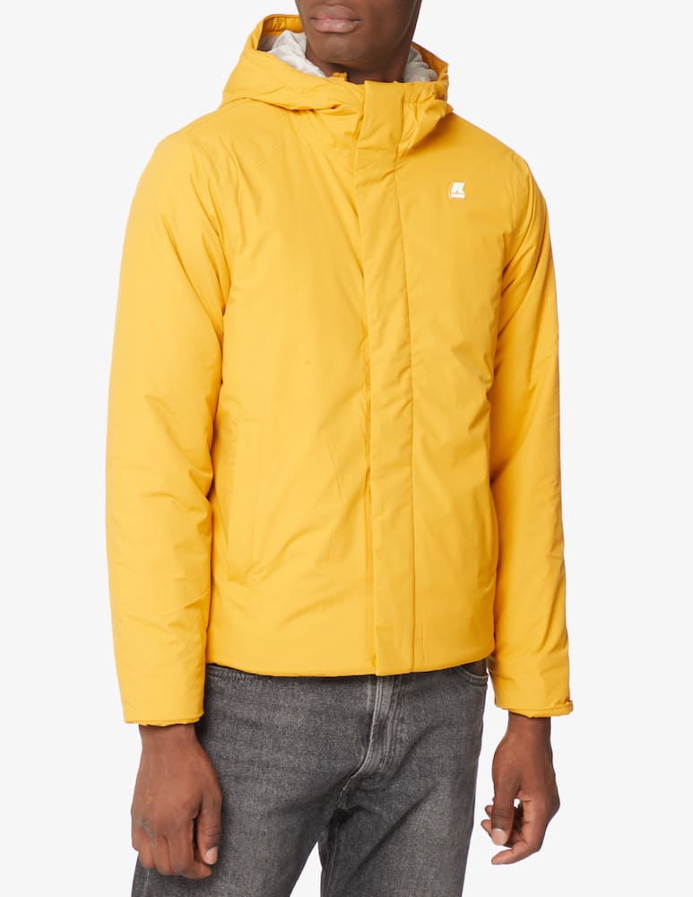 K-Way Hooded jacket - mustard yellow - picture 1 K-Way Hooded jacket - mustard yellow - picture 1