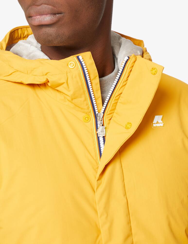 K-Way Hooded jacket - mustard yellow - picture 4 K-Way Hooded jacket - mustard yellow - picture 4