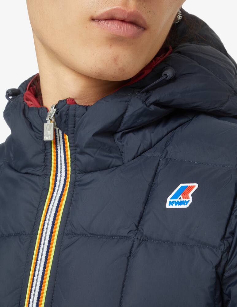 rinascente K-Way Giacca termica double face - bordeaux e blu scuro