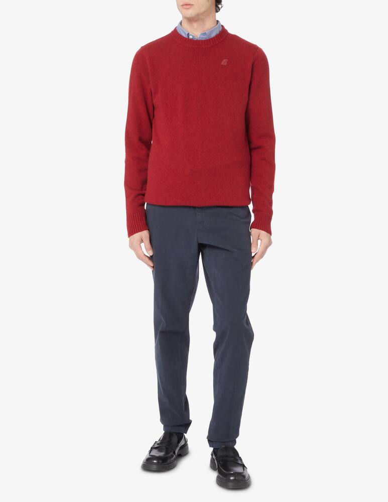 rinascente K-Way Wool crewneck jumper - red