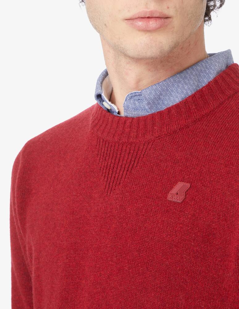 rinascente K-Way Wool crewneck jumper - red