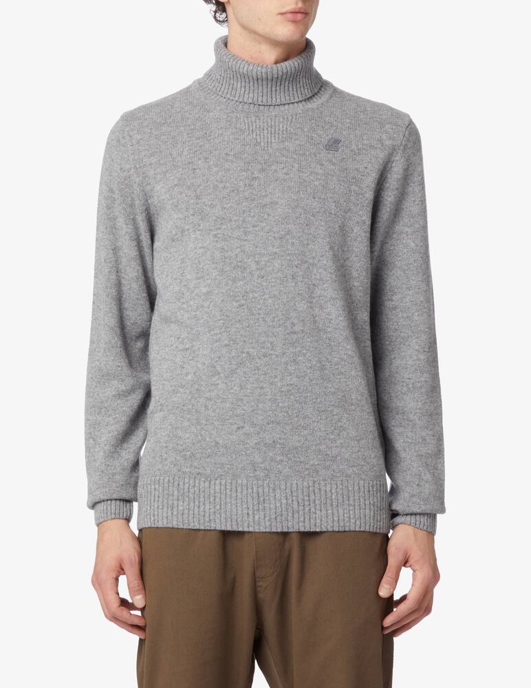 K-Way Maglia dolcevita in lana - grigio - immagine 1 K-Way Maglia dolcevita in lana - grigio - immagine 1