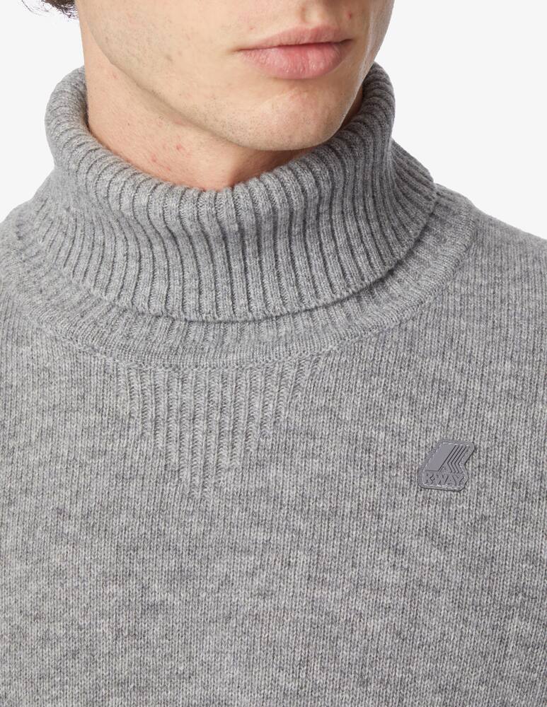 K-Way Maglia dolcevita in lana - grigio - immagine 4 K-Way Maglia dolcevita in lana - grigio - immagine 4
