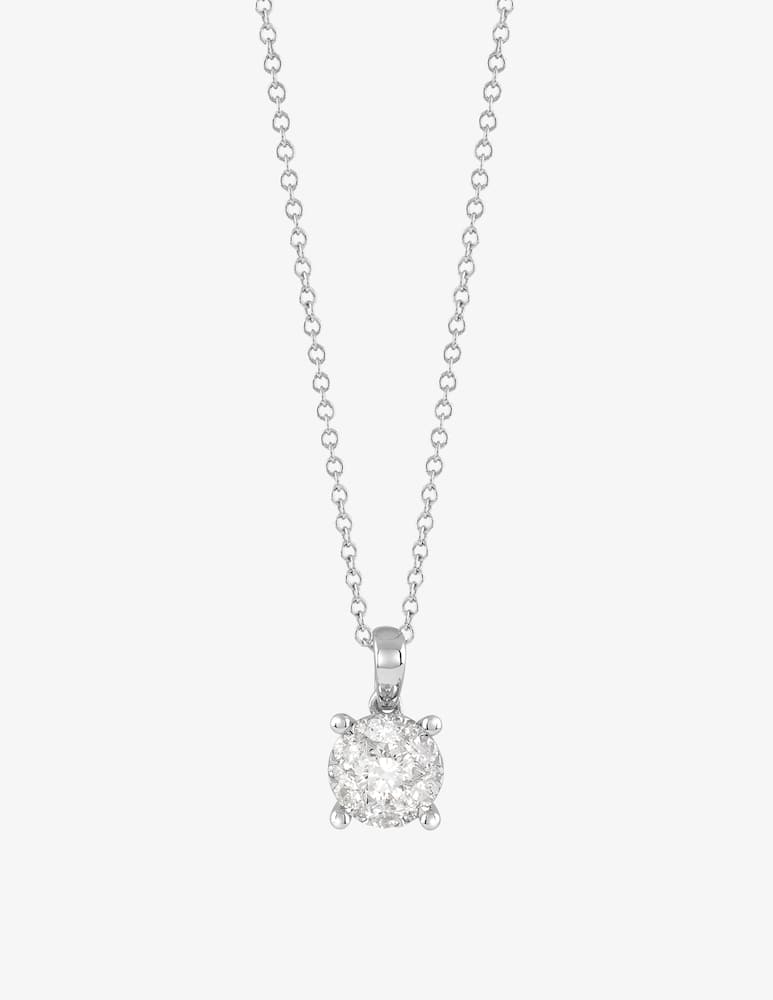 Salvini White gold necklace with 0,29 ct. diamond - picture 1 Salvini White gold necklace with 0,29 ct. diamond - picture 1