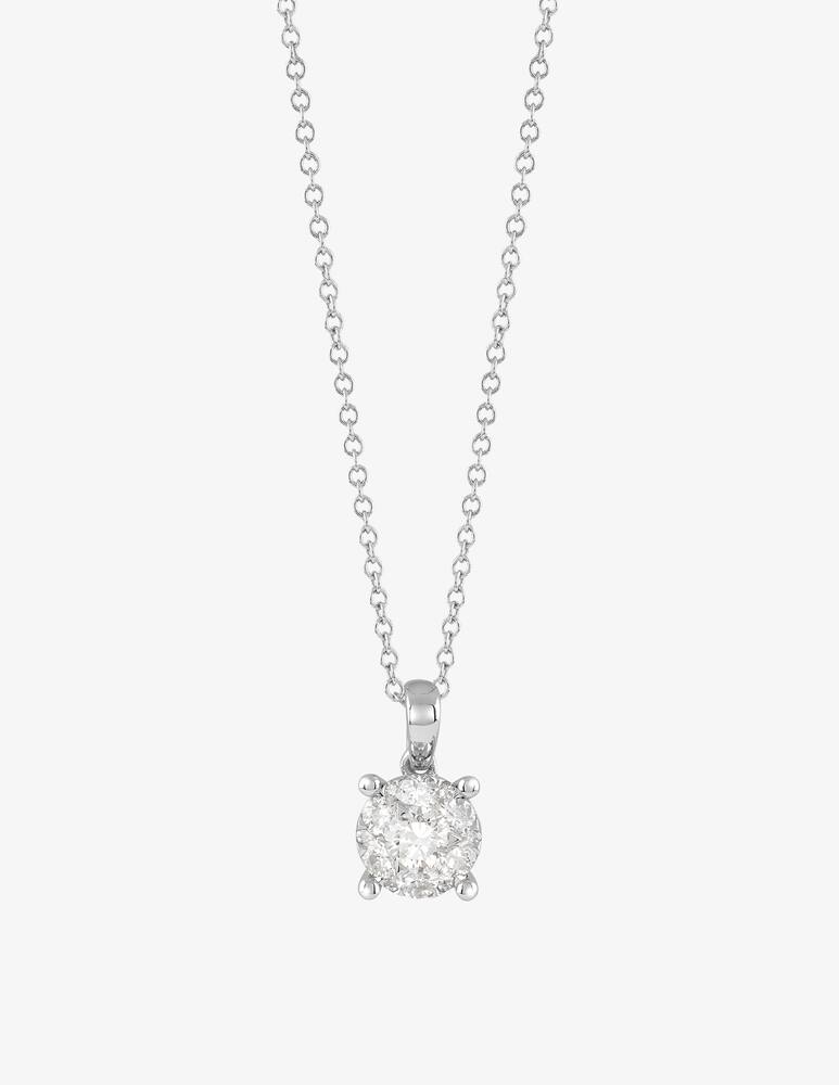 rinascente Salvini White gold necklace with 0,29 ct. diamond