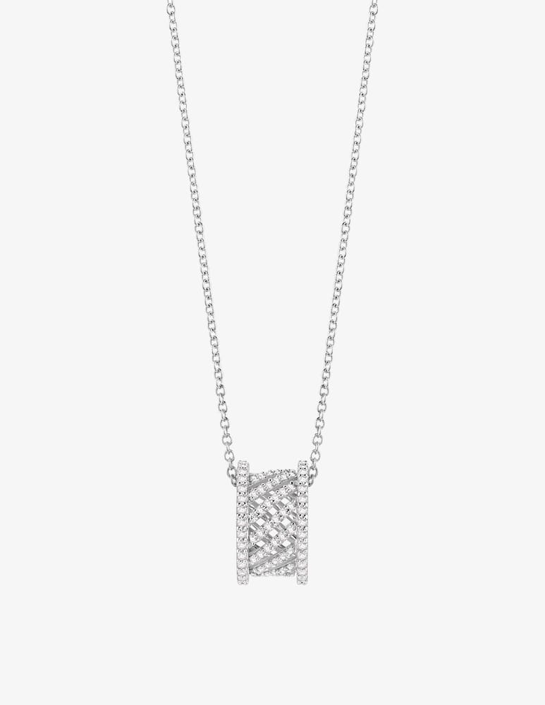 rinascente Salvini White gold necklace with 0,357 ct. diamonds