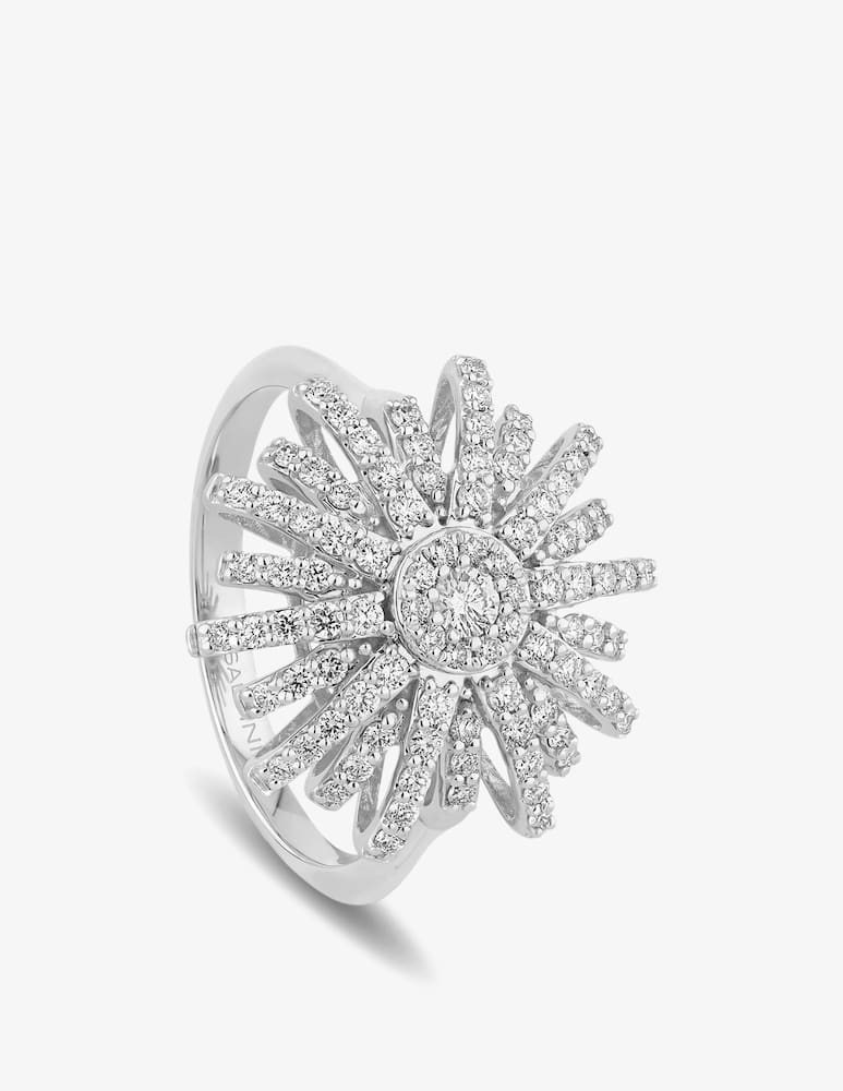 rinascente Salvini White gold ring with 0,58 ct. diamonds