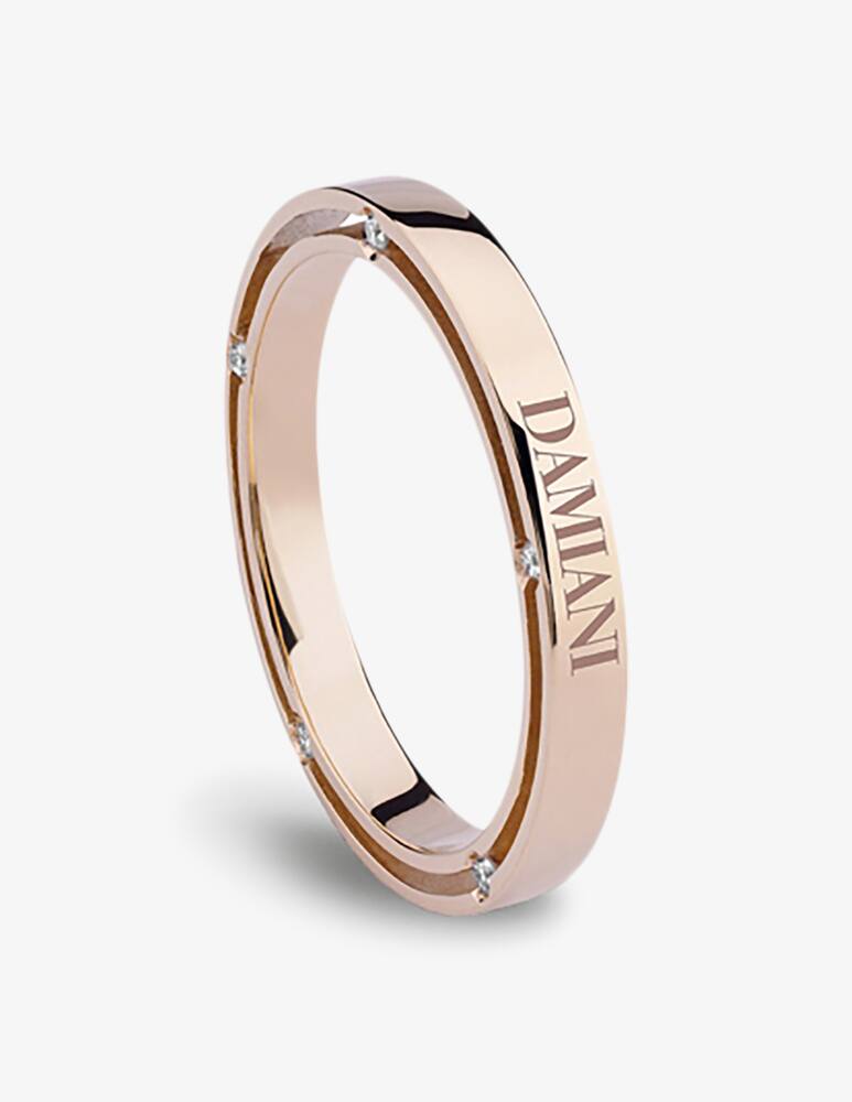 Damiani Fede nuziale D.Side con diamanti 0.07 Ct. - immagine 1 Damiani Fede nuziale D.Side con diamanti 0.07 Ct. - immagine 1