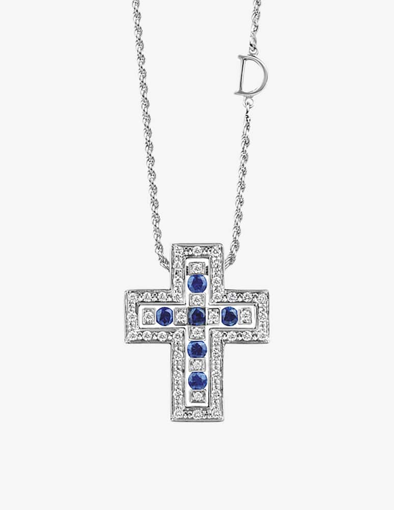 Damiani Collana Belle Époque con diamanti e zaffiri 0.42 Ct. - immagine 1 Damiani Collana Belle Époque con diamanti e zaffiri 0.42 Ct. - immagine 1