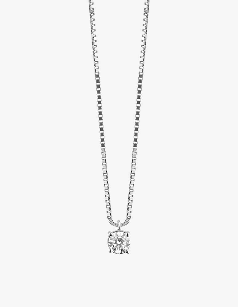 Damiani Collana Luce in oro bianco con diamante 0.24 ct. - immagine 1 Damiani Collana Luce in oro bianco con diamante 0.24 ct. - immagine 1