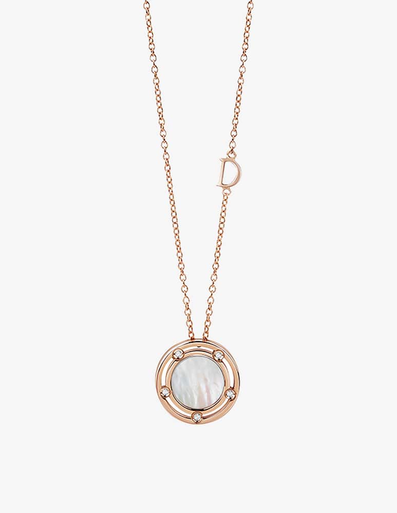 Damiani D.Side necklace with mother of pearl and diamonds - picture 1 Damiani D.Side necklace with mother of pearl and diamonds - picture 1
