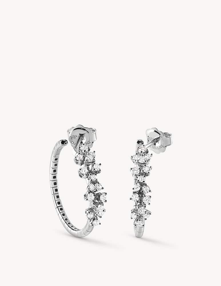 Damiani Mimosa earrings with diamonds 0.7 Ct. - picture 1 Damiani Mimosa earrings with diamonds 0.7 Ct. - picture 1