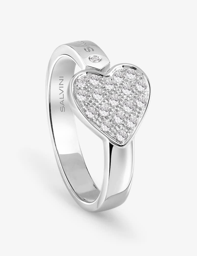 Salvini White gold ring with diamonds - picture 1 Salvini White gold ring with diamonds - picture 1