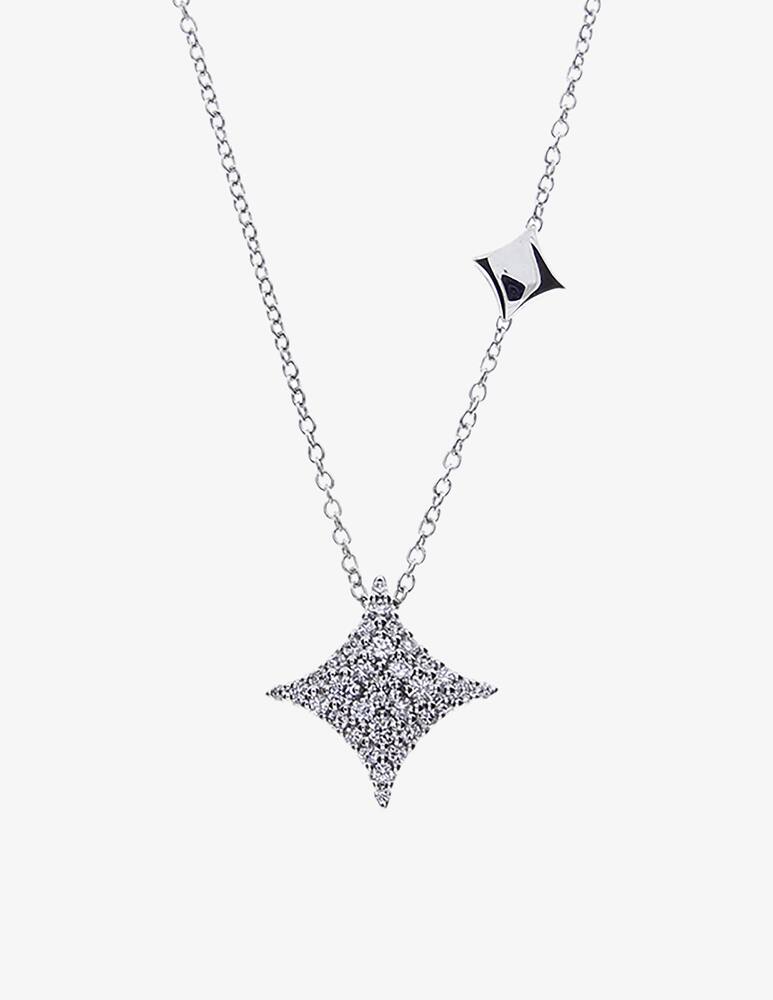 rinascente Salvini Collana Luce in oro bianco con diamanti 0.16 Ct.